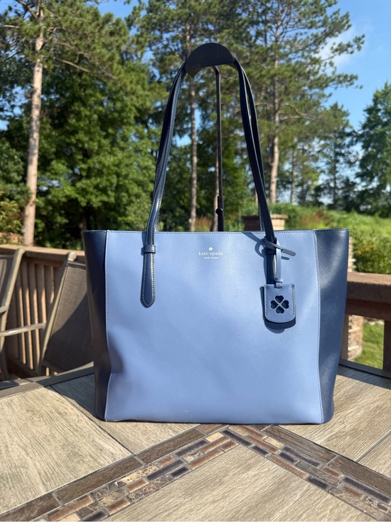 kate spade Handbags - EUC Kate Spade New York Schuyler Blueberry Colorblock Medium Tote